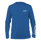 Classic Nautical Mermaid Long Sleeve UV Shirt, Blu | Live to Fish